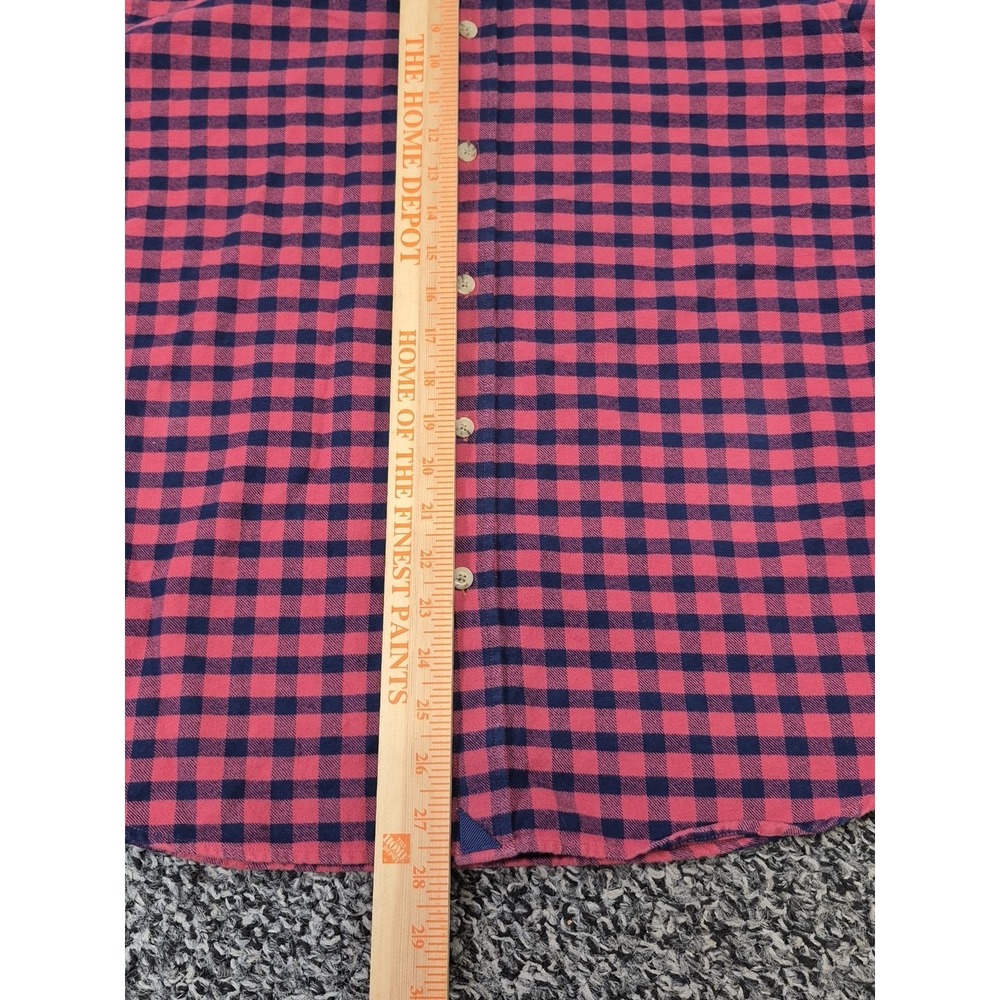 UNTUCKit Shirt Mens Large Slim Long Sleeve Flannel Checkered Plaid Button Down - Picture 5 of 7